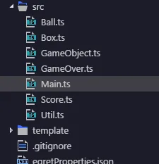【Egret Engine】簡単に使えるUnityライクなテンプレートの作成