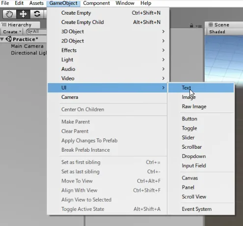 【忙しい人のためのUnity入門講座】Text を使って文字を表示する