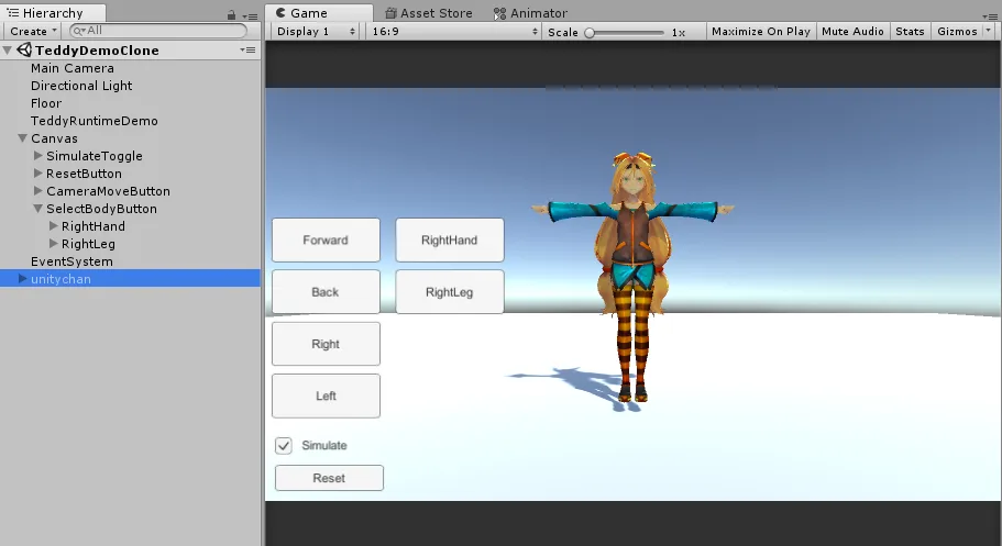【Unity, Teddy, 3Dモデリング】描いた絵をキャラクターに取り付ける方法